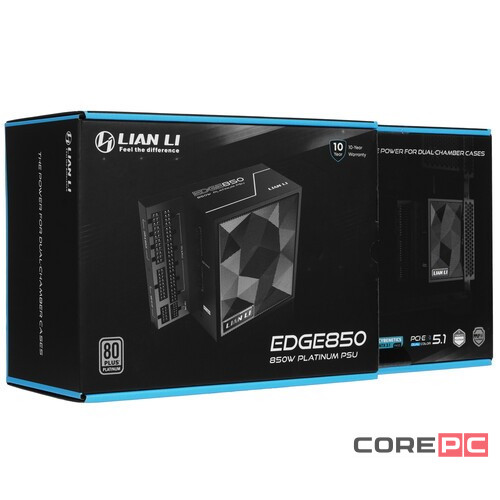 Блок питания Lian Li 850W EG0850 Black (G9P.EG0850.BE00.RU) 16 Pin (PCIe 5.1 Connector Cable Details)
