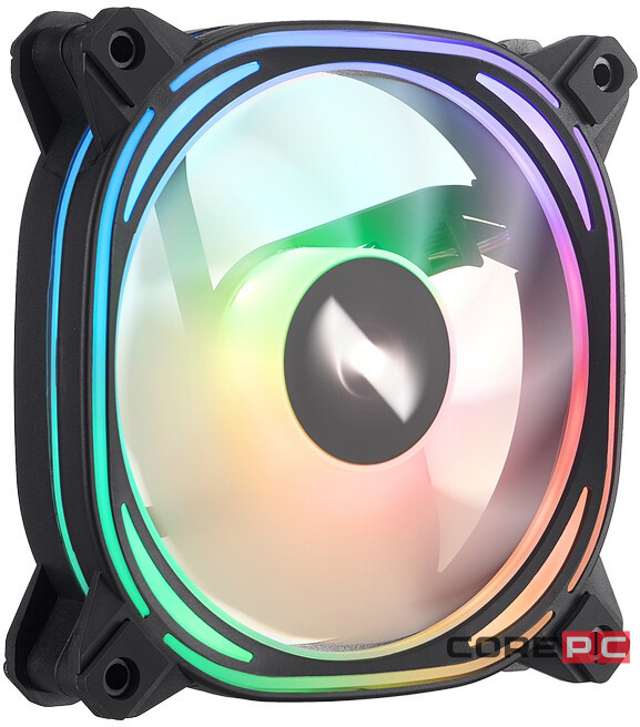Вентилятор для корпуса 1STPLAYER FB7 ARGB Black (FB7-BK)