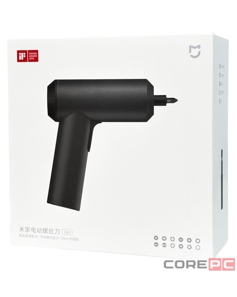 Отвертка аккумуляторная Xiaomi MiJia Electric Screwdriver Gun черная
