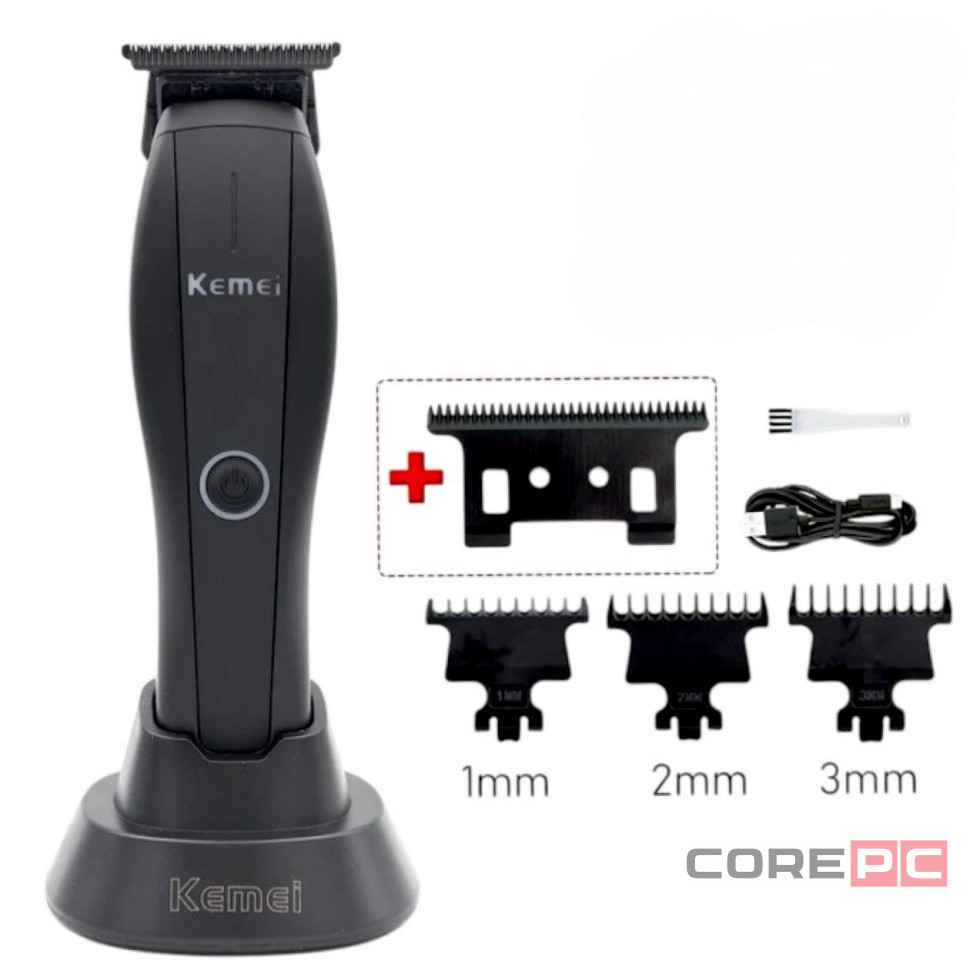 Машинка для стрижки волос Kemei KM-2295 черная