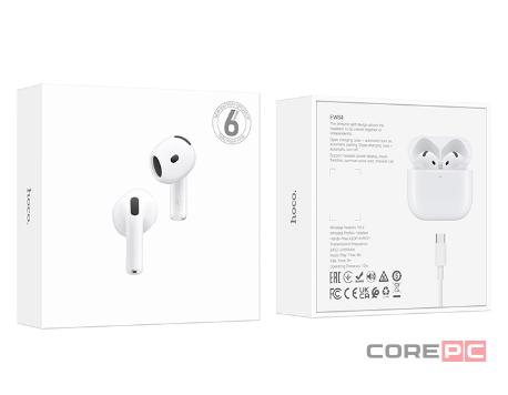 Беспроводные наушники TWS Hoco EW85 ANC белые