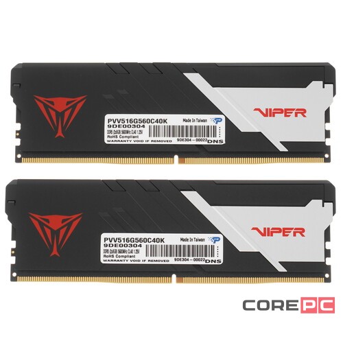 Оперативная память 16 Gb 5600 MHz PATRIOT VIPER VENOM (PVV516G560C40K)