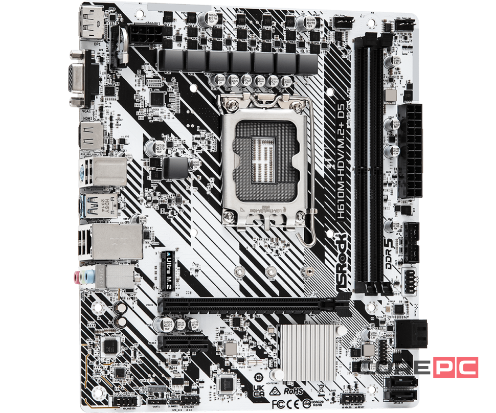 Материнская плата AsRock H610M-HDV/M.2+ D5