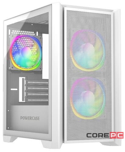 Компьютерный корпус Powercase ALISIO Micro Z3W ARGB White CAMZW-A3