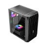 Компьютерный корпус 1STPLAYER ARIYA AY7 LED Black (AY7-BK-4F1)