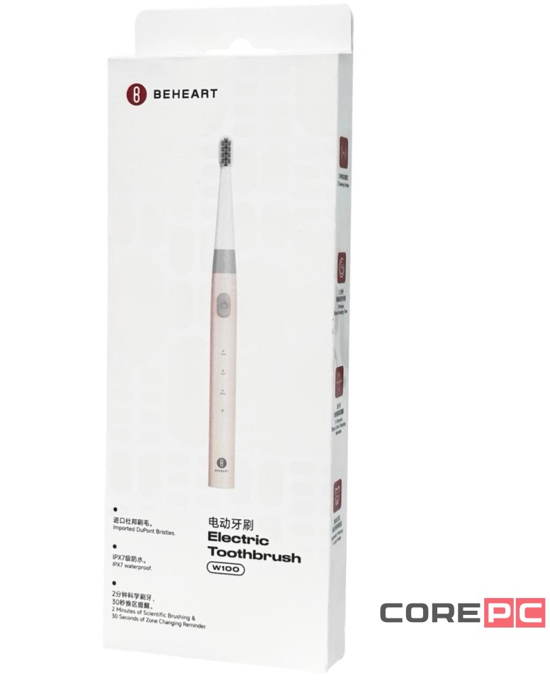 Зубная щетка электрическая Beheart W100 розовая