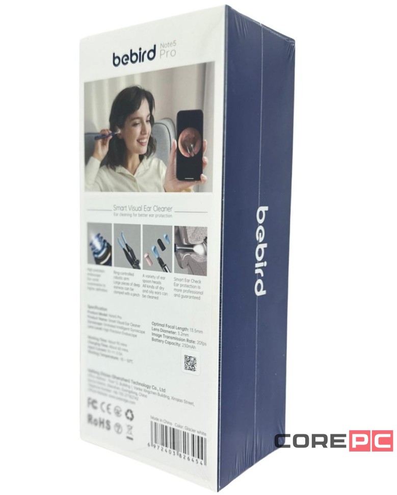 Умная ушная палочка Xiaomi Bebird Ear Visual Picking Stick Note 5 Pro белая