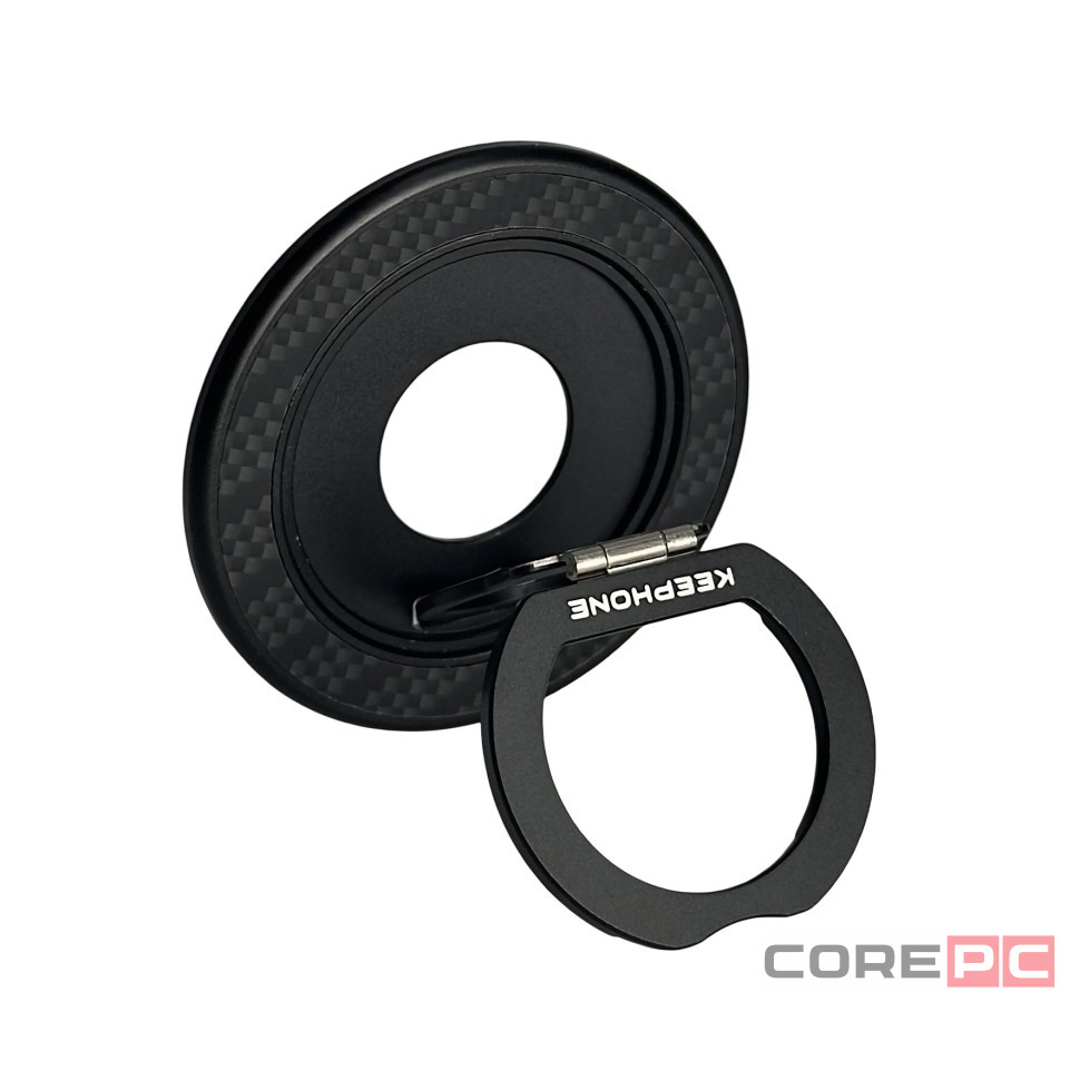 Магнитное кольцо Keephone Halogrip Aramid черное