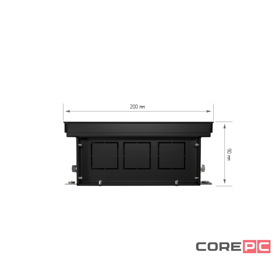 Конвектор внутрипольный Royal Thermo ATRIUM-90/200/1200-DG-U-NA