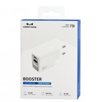 Сетевое зар. устр. Keephone Booster 1USB+1C Gan 20W белое