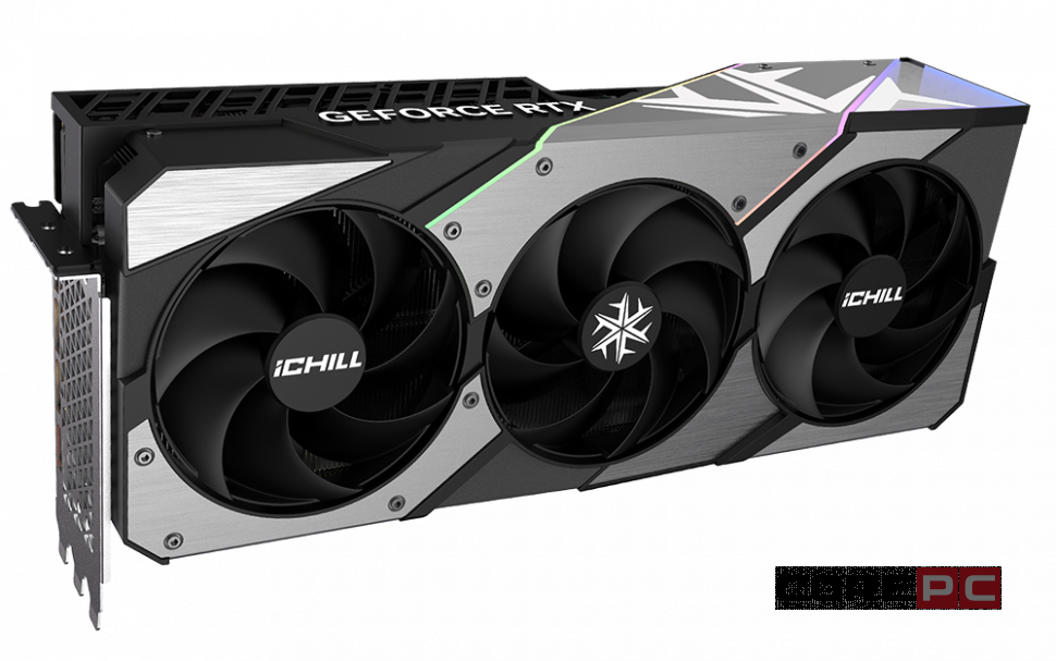 Видеокарта INNO3D (Z509DV2-24D7X-175967H) GeForce RTX 5090D v2 24GB I-CHILL X3 Super Ice Dragon