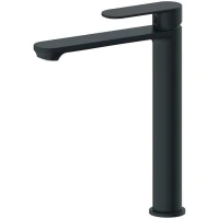 Смеситель для раковины Haiba HB11590-7, рычажное управление, цвет черный