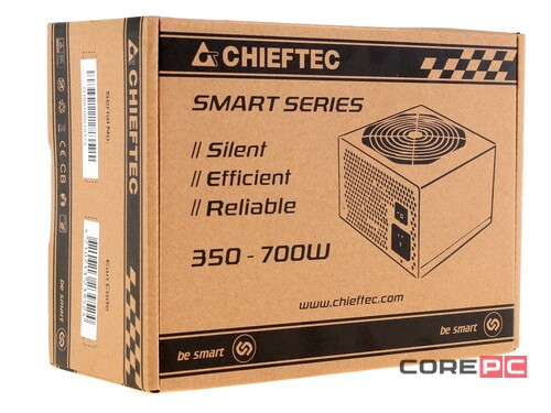 Блок питания Chieftec 450W Smart Black (GPS-450A8)
