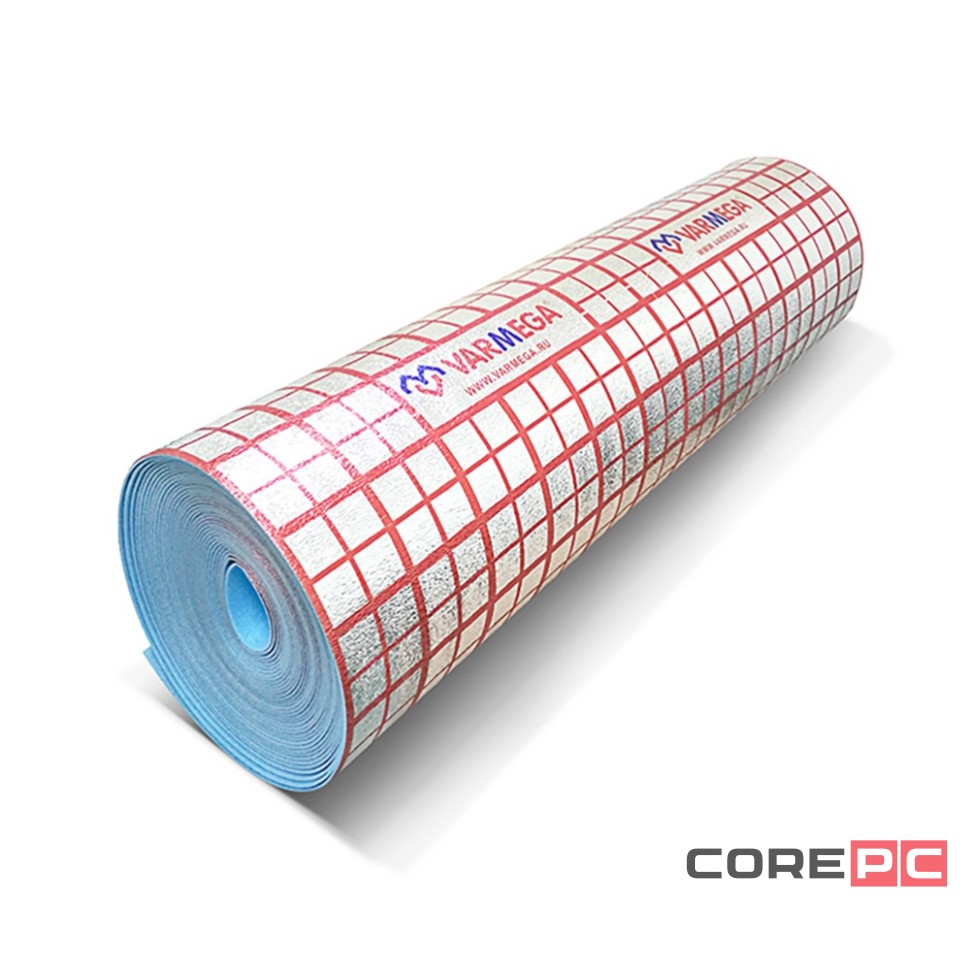 Подложка VARMEGA для теплого пола, материал комбинир. 0,3х120х25 VM35101 рулон_30м2