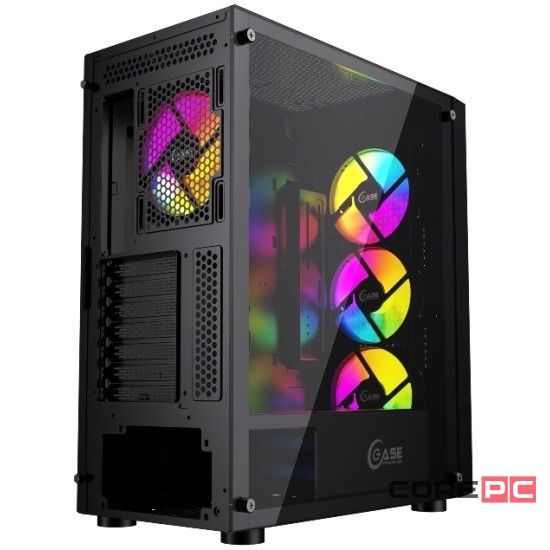 Компьютерный корпус Powercase BYTEFLOW TG ARGB Black (CBFB-A4)