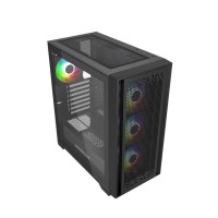 Компьютерный корпус Powercase BYTEFLOW TG ARGB Black (CBFB-A4)