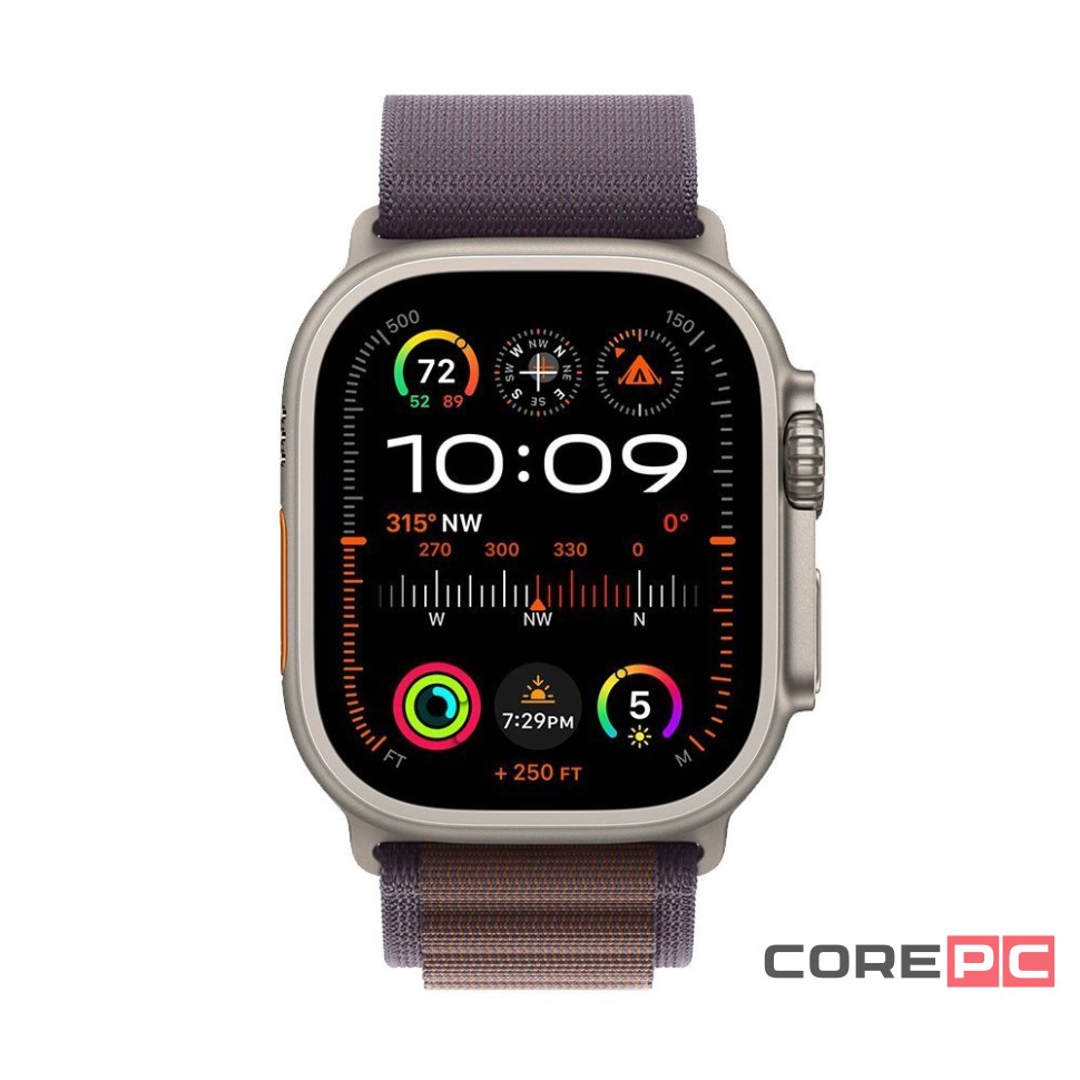 Apple Watch Ultra 2 49 mm Titanium Case Indigo Alpine Loop (L)