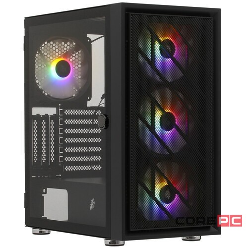 Компьютерный корпус 1STPLAYER AR-7 FRGB Black (AR-7-4G6P)