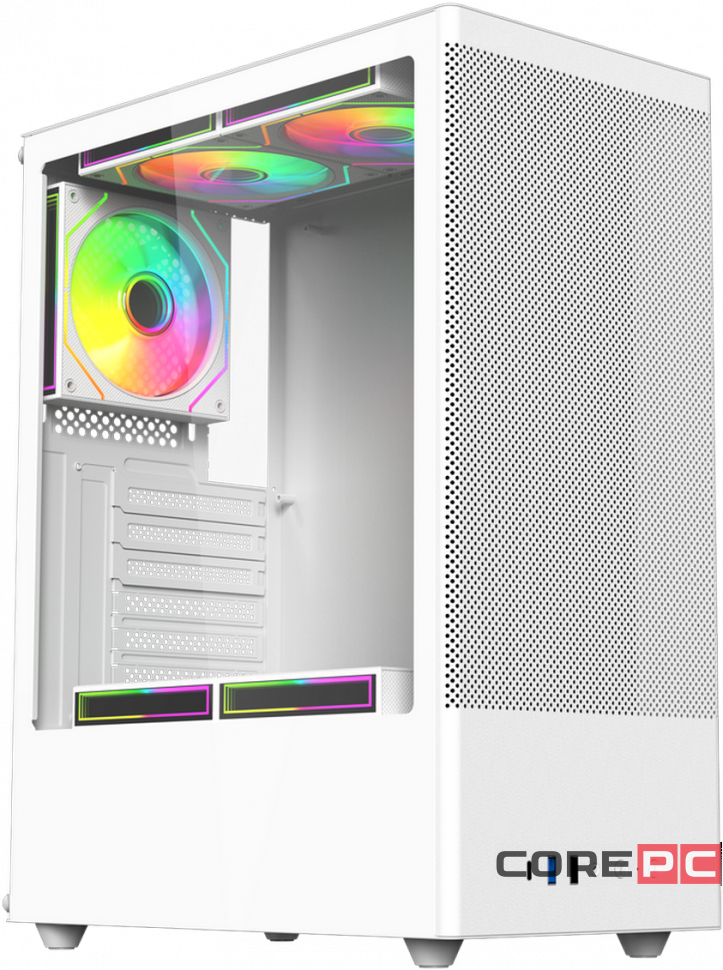 Компьютерный корпус ACD Citadel 108W TG White (AH-SI2G0W-00)