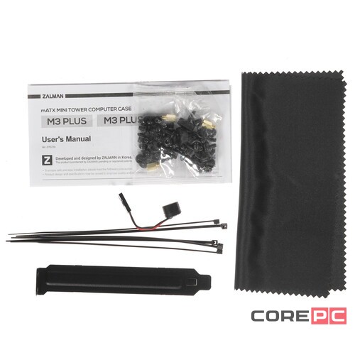 Компьютерный корпус Zalman M3 Plus RGB TG Black