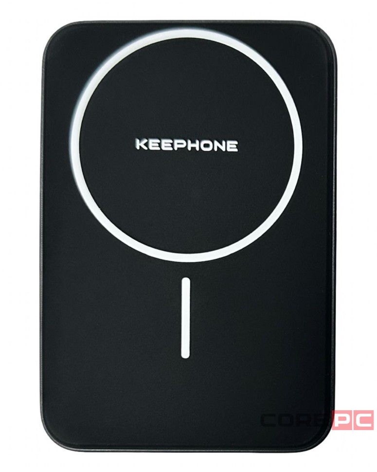 Powerbank магнитный с MagSafe Keephone Brendy 10000mAh черно-зеленый