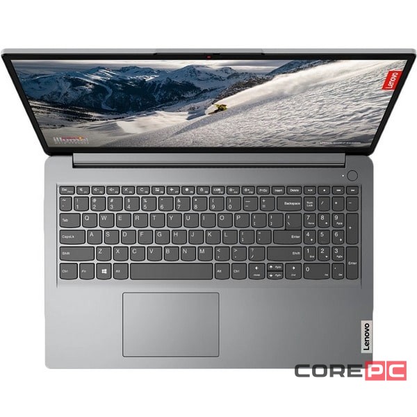 Ноутбук Lenovo IdeaPad 1 15AMN7 82VG00MYUS (Ryzen 5 7520U/8GB/256GB SSD/15.6"/1920x1080/Touch/AMD Radeon 610M/Windows 11 Home) Серый