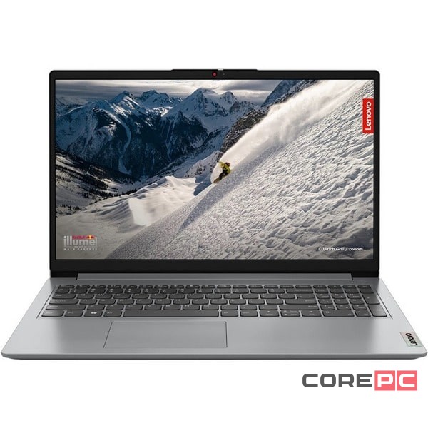 Ноутбук Lenovo IdeaPad 1 15AMN7 82VG00MYUS (Ryzen 5 7520U/8GB/256GB SSD/15.6"/1920x1080/Touch/AMD Radeon 610M/Windows 11 Home) Серый