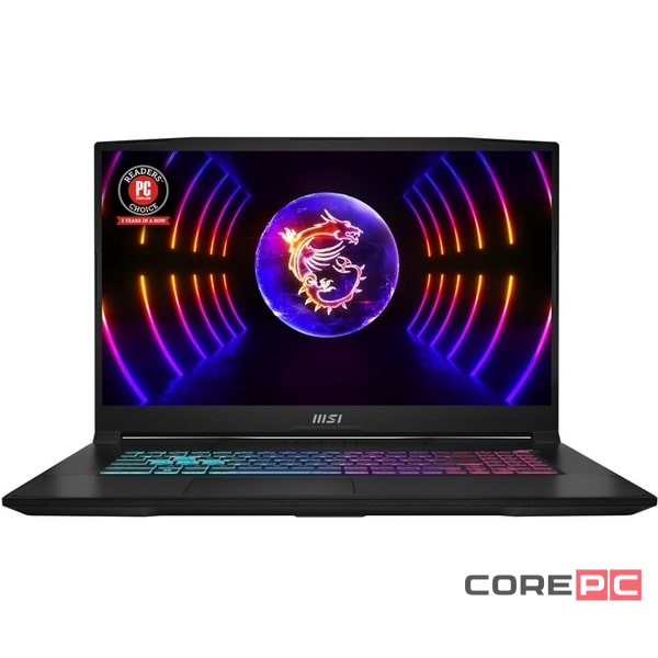Ноутбук MSI Katana 15 B13VEK-1675US (i7-13620H/16GB/1024GB SSD/15.6"/1920x1080/144Hz/NVIDIA RTX 4050/Windows 11 Home) Черный