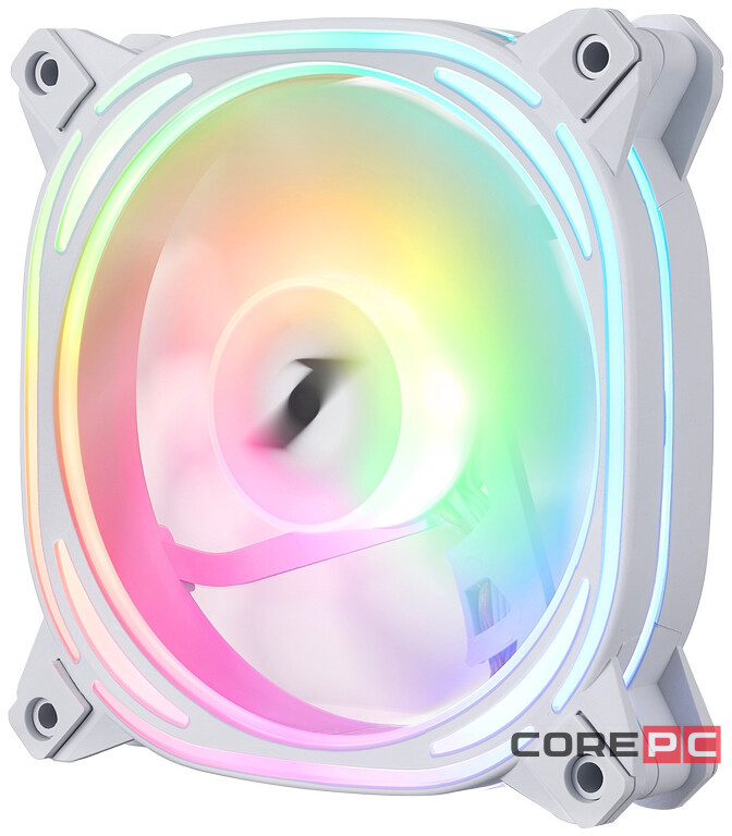 Вентилятор для корпуса 1STPLAYER FB7 ARGB White (FB7-WH)