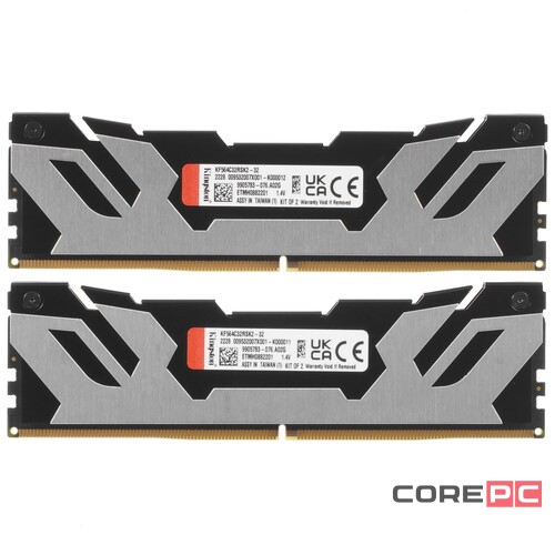 Оперативная память 32 Gb 6400 MHz Kingston FURY Renegade Silver (KF564C32RSK2-32)