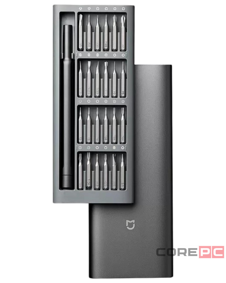 Набор отверток Xiaomi Wiha Screwdriver set 24 в 1 (DZN4020CN) темно-серый