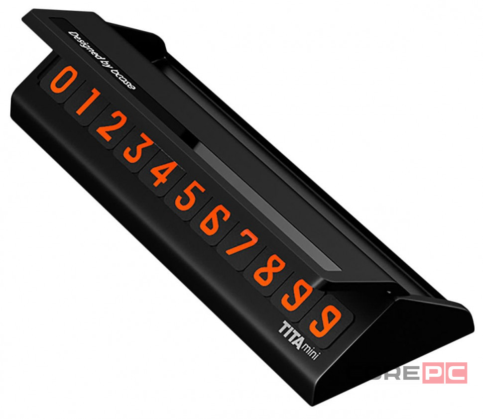 Парковочная карта Xiaomi Bcase TITA Mini Temporary Parking Card черная