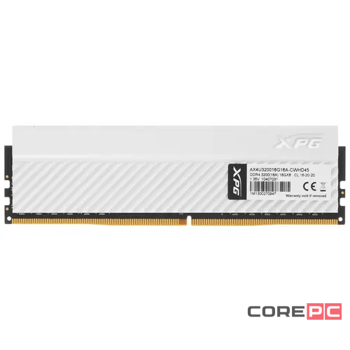 Оперативная память 16 Gb 3200 MHz ADATA XPG GAMMIX D45 (AX4U320016G16A-CWHD45)