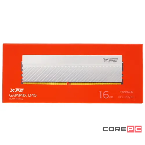 Оперативная память 16 Gb 3200 MHz ADATA XPG GAMMIX D45 (AX4U320016G16A-CWHD45)