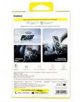 Держатель в автомобиль в воздуховод c беспроводной зарядкой Baseus PrimeTrip VC2 Pro C0013N00 черный