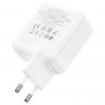 Сетевое зар. устр. Hoco C115A 1USB/2C 65W белое