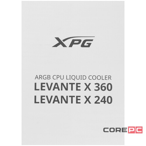 Система жидкостного охлаждения для процессора ADATA XPG Levante X 360 RGB White LEVANTEX360-WHCWW