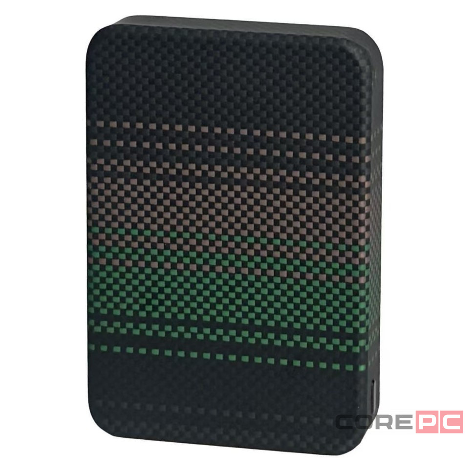 Powerbank магнитный с MagSafe Keephone Kavos Semi-Solid Battery 10000mAh черно-зеленый