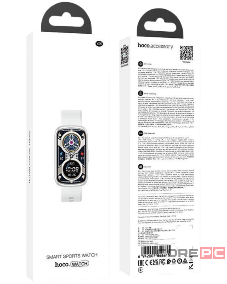 Смарт-часы Hoco Y25 Smart Sport Watch серебристые