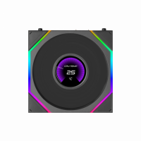 Вентилятор для корпуса Lian Li UNI FAN TL LCD FLEX 120 Reverse Blade 12RTLLCD1F1B ARGB Black (G9F.12RTLLCD1F1B.R0)