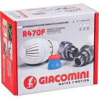 Комплект Giacomini подключения радиаторов термост. прямой DN15 PN10 R470FX013