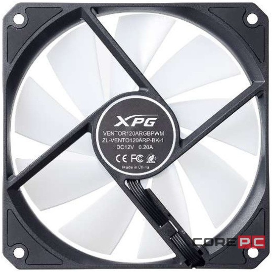 Комплект вентиляторов для корпуса ADATA XPG VENTOR120ARGBPWM3C-BKCWW