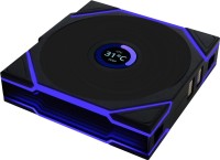Вентилятор для корпуса Lian Li UNI FAN TL WIRELESS LCD 120 12TLLCD1W1B BLACK (G99.12TLLCD1W1B.R0)