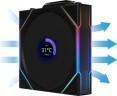 Вентилятор для корпуса Lian Li UNI FAN TL WIRELESS LCD 120 12TLLCD1W1B BLACK (G99.12TLLCD1W1B.R0)