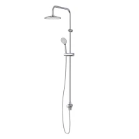 Душевой гарнитур MIXLINE МЛ 2400 (ML 2400), БЕЗ смесителя, лейка тропический душ, хром
