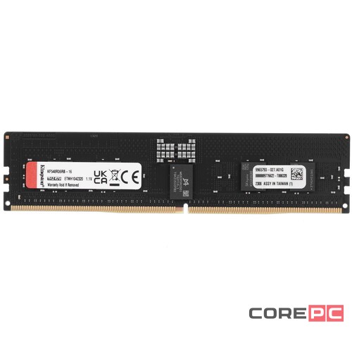 Оперативная память 16 Gb 4800 MHz Kingston FURY Renegade Pro PnP ECC Black (KF548R36RB-16)