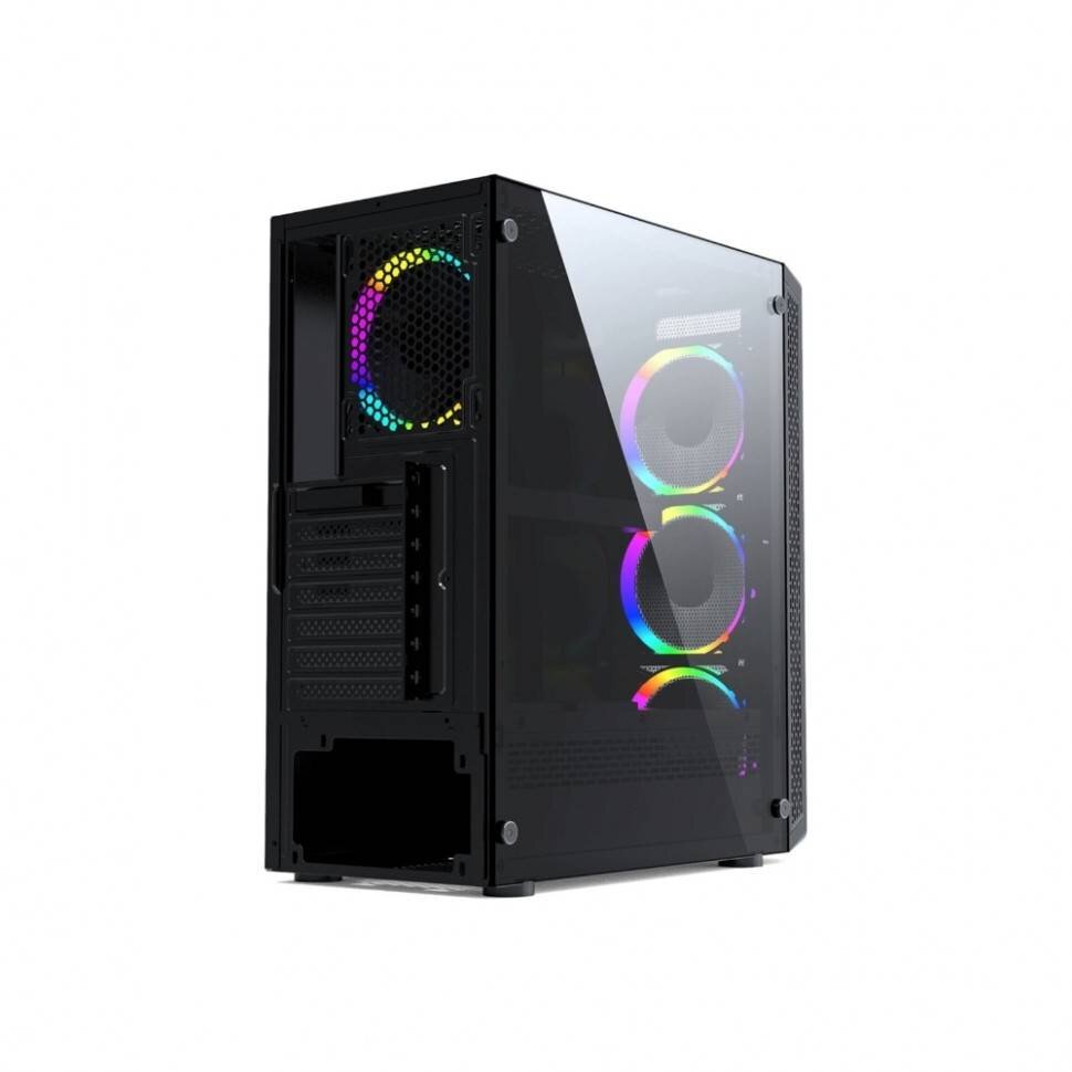 Компьютерный корпус Powercase Mistral X4 MESH LED (CMIXB-L4)