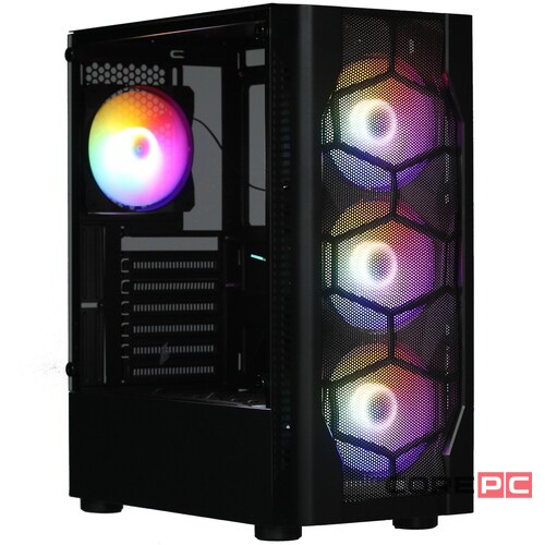 Компьютерный корпус 1STPLAYER DK D4 Black (D4-BK-4G6)