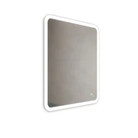 Зеркало MIXLINE Колорит ЭКОНОМ 700х800 (ШВ) сенсор выкл,светодиод подсв,универс.крепеж,без короба