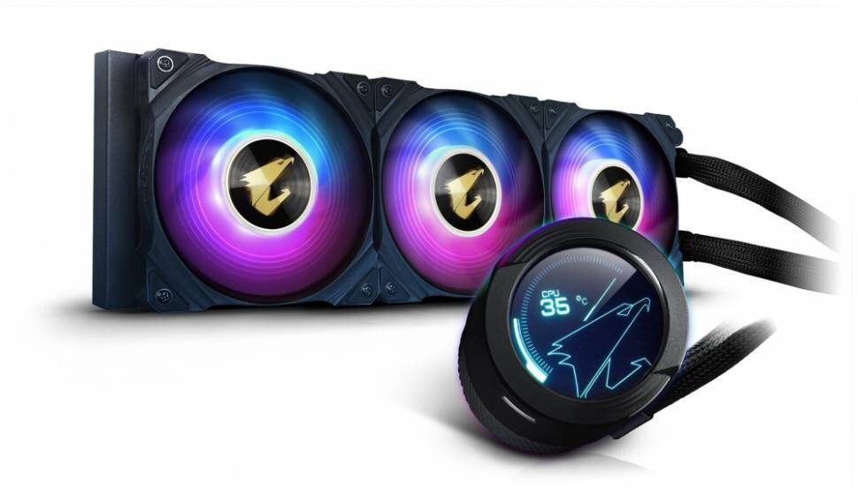 Система жидкостного охлаждения для процессора Gigabyte AORUS WATERFORCE X 360 GP-AWATERFORCEX360 ARGB